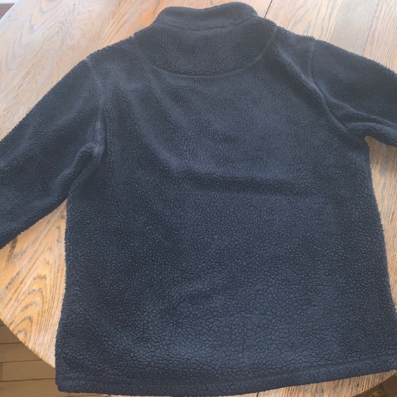 TRUE GRIT zip neck gray blue fleece pullover/MM - Picture 5 of 7